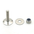 High precision low price stainless steel m8 bolts nuts chinese supplier